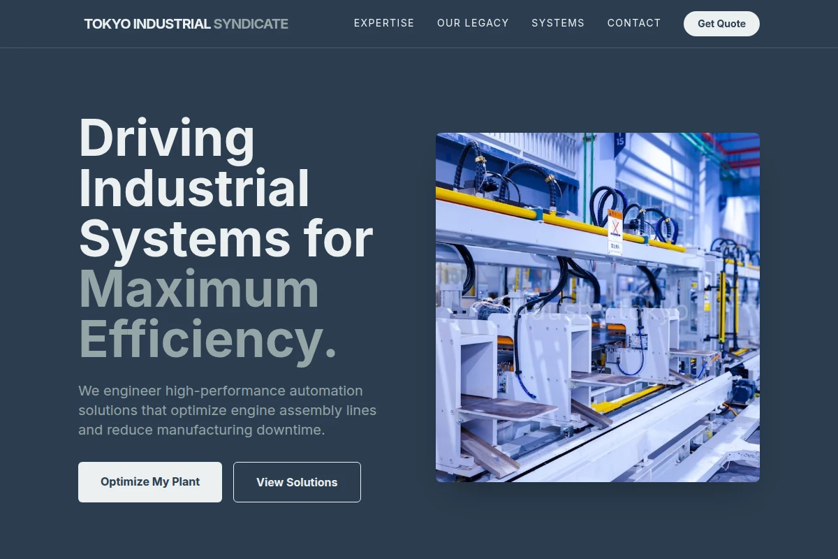 Engine Factory Automation